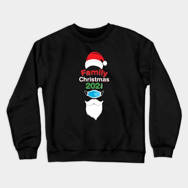 Vaccinated Family Christmas 2021, Cute Merry Chirstmas Fully Vaccinated Tee Crewneck Sweatshirt by Printofi.com